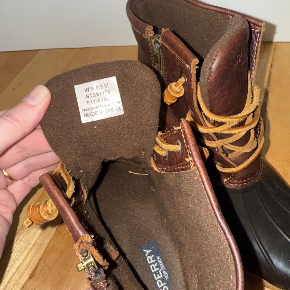 Sperry Saltwater Duck Boots‎ Women's Size 9.5 - Picture 7 of 8